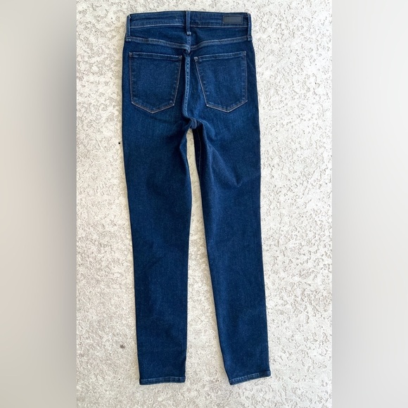 Abercrombie & Fitch Super Skinny Womens Jeans size 2  High Rise Dark Blue preppy - Picture 5 of 7
